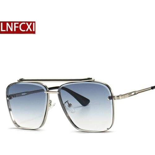 LNFCXI Classic Ins Gradient Male Sunglasses Women 2020 Fashion Men Vintage Brand Design Uv400 Sun Glasses Oculos De Sol