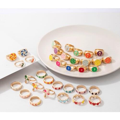 Matching rings for women anillo bagues bohemian jewelry teen girls sieraden accesorios mujer fashion 2021 bijoux lgbt gift