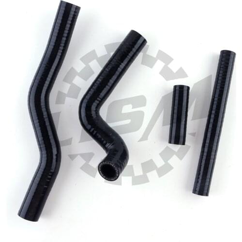 SILICONE RADIATOR HOSE FOR SUZUKI RM125 RM 125 01-08 Black Version