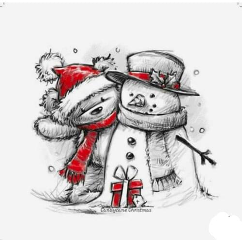 A snowman Stamp And metal die Scrapbooking Alphabet Stamp Embossing Craft Silicone Transparent Stampstampons