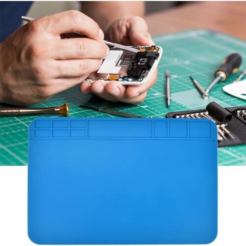 Heat Insulation Silicone Pad Mobile Phone Computer Repair Disassembly Work Station Desktop Mat