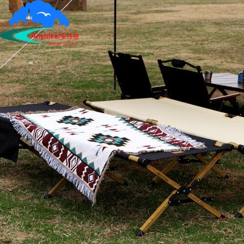 Outdoor foldable bed portable folding cot simple portable fishing camping marching bed