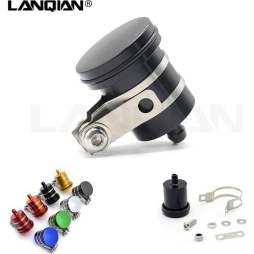 Universal Cnc Motorcycle Rear Brake Fluid Reservoir Clutch Tank Oil Fluid Cup for Honda VF750S SABRE VFR750 VFR800/F VTR1000F