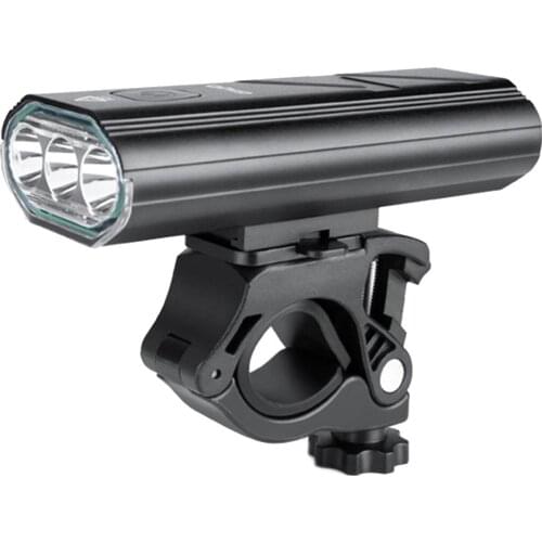 Bike Front Light High Brightness USB Rechargeable Waterproof Large Capacity Battery 6 Gears Bicycle Light Riding Supplies