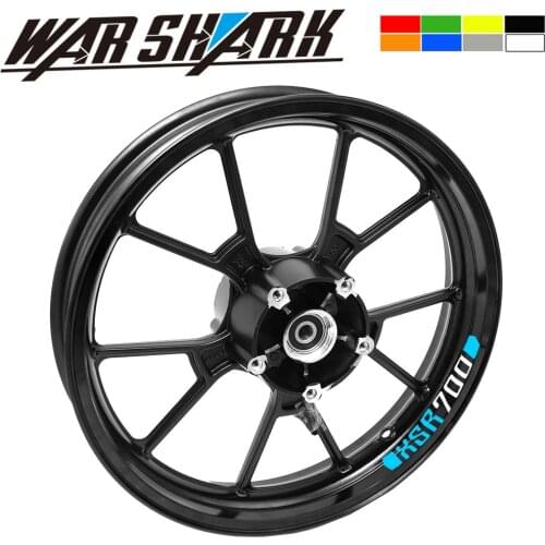 High quality Motorcycle Rim Wheel Decal Accessory Sticker Reflective waterproof sticker for Yamaha XSR700