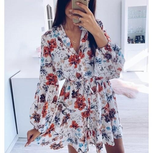 Foridol Women Floral Sashes Shirt Dress Beach Ladies plaid Short Dress Summer Autumn 2020 checkered boho white casual dress