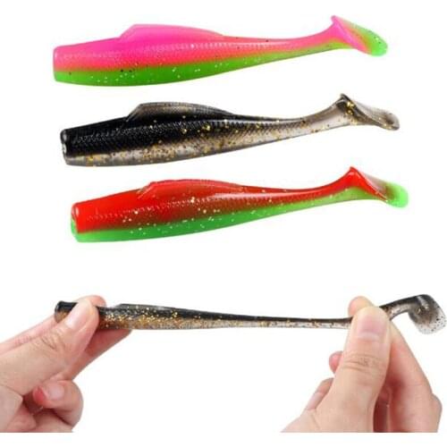 10 colors 5.5cm 1.6g 6pcs/bag Maggot Bait TPR super soft plastic fishing lure