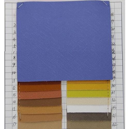 10 yards 1.5mm thicker double sides artificial semi PU leather fabric Compound cross pattern backing synthetic leather fabric