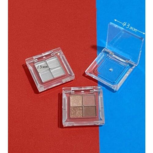 100pcs Empty Makeup Box Eyeshadow Cosmetic Palette Blusher Eyebrow Case Makeup Tool