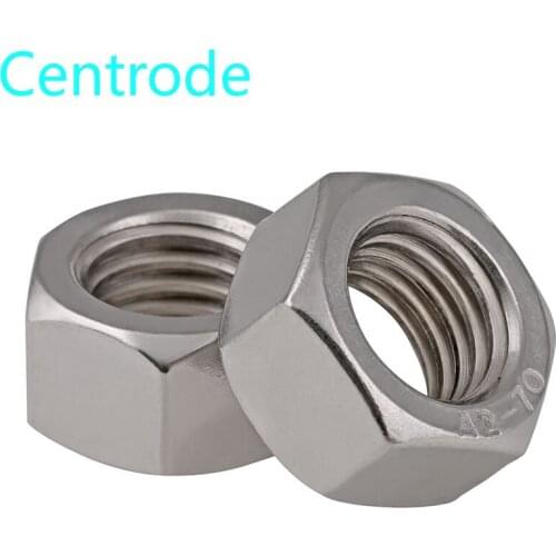 304/316 stainless steel hex nut bolt cap screw cap DIN934 M1.0-M16 Factory direct 10PCS