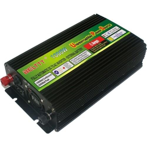 Free shipping DC12V to AC220V modified sine wave inverter with charger 1000W UPS inverter cheap shipping