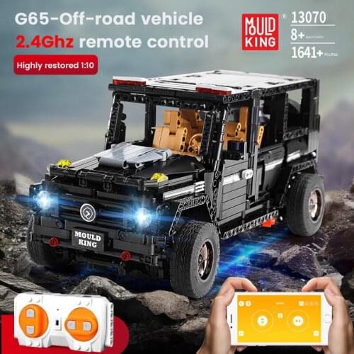 Kids Educational DIY Toys MOC High-Tech The SUV G500 Wagon Off-road Vehicle Model Building Blocks Bricks Gifts for Adults Child