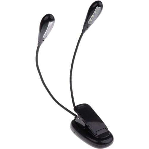 Flexible 8 LED Music Stand Clamp Light for Music Practice Stage Accessory