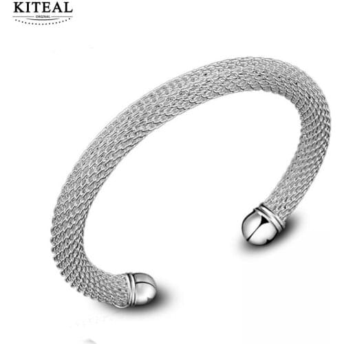 KITEAL Birthday Gift Gentlewoman bracelet Mesh bracelet 65mm*8mm net pulseira feminina Fine Jewelry Gifts