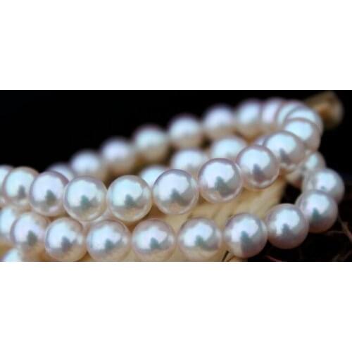 CLASSIC 12mm round freshwater white pearl necklace 18"925silver