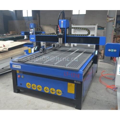 Single phase vacuum pump cnc router 1218,rotary axis cnc cylindrical wood carving machine