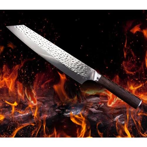 9 inch Kirisuke Chef Knives Japanese Kitchen Knife Tool Sushi Sashimi Slicing Knives Super Sharp 7Cr15MOV Stainless Steel Knife