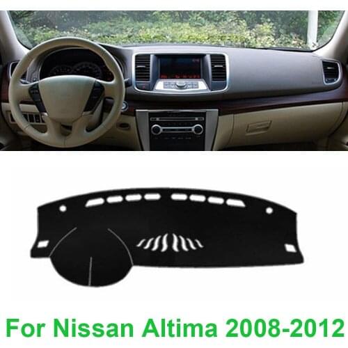 Anti-Slip Mat For Nissan Altima Teana 2008-2012 2008 2009 2010 2011 2012 DashMat Sun Dashboard Mat Cover Pad Car Interio
