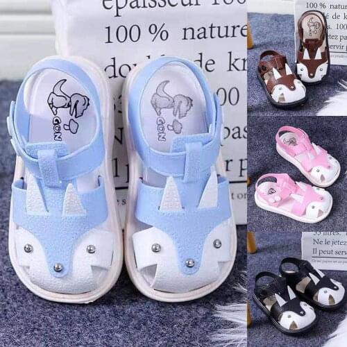 2020 Children Kids Shoes Boys Girls Closed Toe Summer Beach Sandals Shoes Sneakers Soft bottom non-slip casual baby shoes