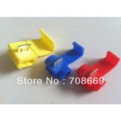 50pcs Scotch Lock Quick Splice 22-18 AWG Wire Connector
