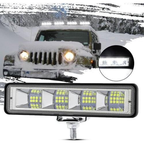 LED Bar Flood Light LED Work Light White Driving Lamp Portable Modified Lamp For Emergency Car Repairing Car SUV Boat Bar Truck