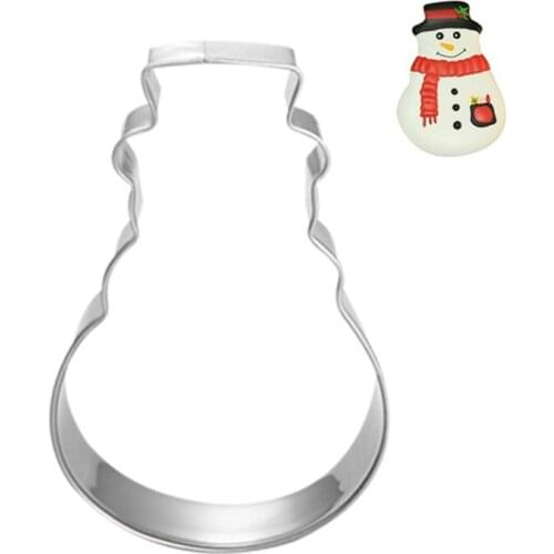 Snowman Cake Stencil Cupcake Decoration Template Mold Cookie Coffee Stencil Fondant Mold Baking Fondant