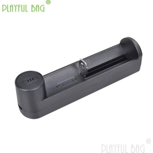 Outdoor sports 18650 single slot Charger USB Mini charger 16340 lithium battery charge indicator universal seat charger ed12