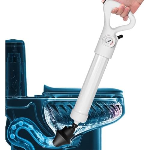 Toilet Plungers High Pressure Air Drain Plunger Blaster Gun Air floor powerful Drain Clog Dredge Tools Bathroom kitchen Auger
