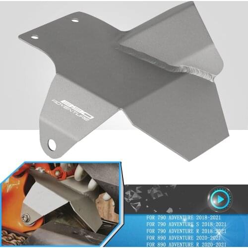 Motorcycle 890 ADVENTURE /R 2020 2021 Exhaust Pipe Guard Cover Shock Heat Shield Protector For 790 Aaventure S R 2018 2019-2021
