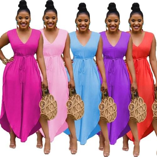 Cutubly V Neck Sexy Jumpsuit Spring Summer With Belt Hot Sale Solid Color Playsuit Short Sleeved Loose Waist Jumpsuit Women