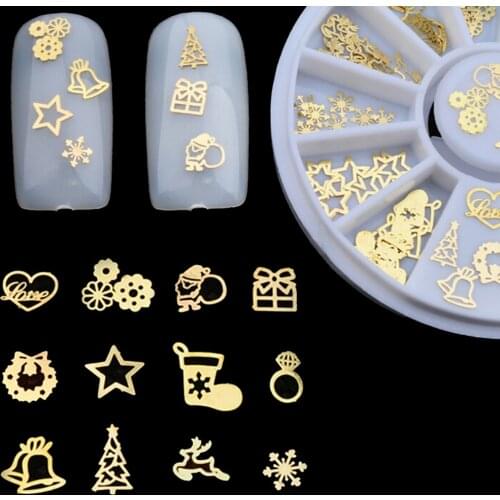 120pcs/pack DIY Christmas Design Tiny Slices Polymer Clay DIY Girls Toys Stickers Girls Gifts