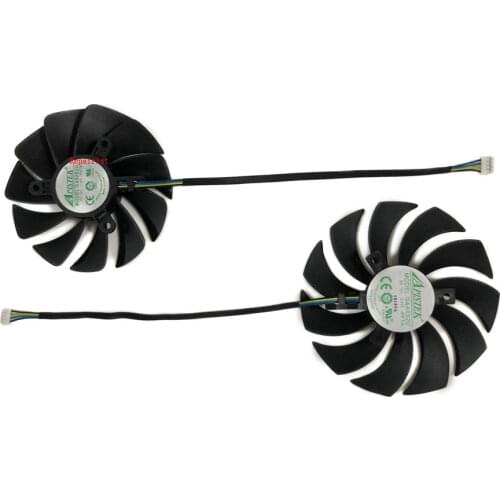 2pcs/Set 95MM+85MM ZT-A30700E-10P GPU VGA Cooler Fan For ZOTAC GAMING GeForce RTX 3070 Twin Edge,Replace CF1010U12S+CF9015H12S