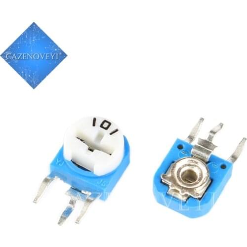 20pcs/lot RM063 RM-063 100 200 500 1K 2K 5K 10K 20K 50K 100K 200K 500K 1M ohm Trimpot Trimmer Potentiometer variable resistor