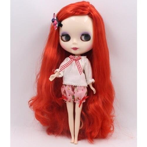 20170718 10 Nude Blyth Doll,red hair Factory doll Fashion doll Suitable For DIY