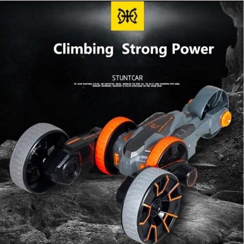 2018 autochthonous rotation loop stunt RC car 2.4G 4WD 5 wheel stunt roll Climbing remote control car