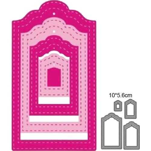 Metal Cutting Dies Cut Mold Layering Label Frame Decoration Scrapbooking dies Paper Craft Knife Mould Blade Punch Stencils dies