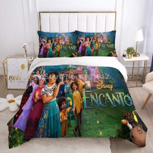Disney Frozen 2 Bedding Set Elsa Anna Princess Girls Duvet Cover Twin Queen Single for Baby Children Bed Cover Birthday Gift