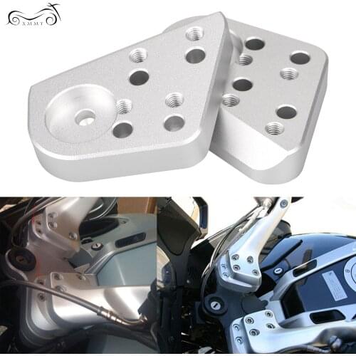 Pair 1" Handlebar Risers Adapters Kit For BMW R1100RT 1994-2001 R1150RT 2001-2003 R1200RT 2005-2013 R1100R 95-00 R1150R 01-06