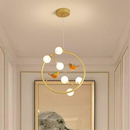 Nordic Bird Restaurant Pendant Lights Modern Art Bar Counter Bedroom Study Lamp Model Room Dining Room Decoration Pendant Lamps