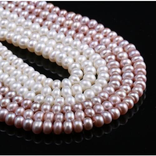 Irregular Freshwater Pearl Loose Beads 5-6 Mm For DIY Bracelet Earring Necklace Sewing Craft Jewelry Accessory