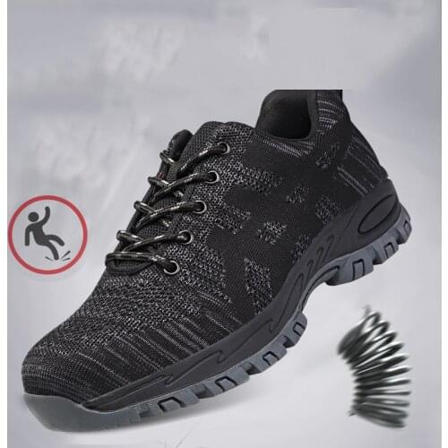Work Sneakers Men Indestructible Shoes Steel Toe Work Safety Boot Men Shoes Anti-puncture Working Shoes For Men Free Shipping