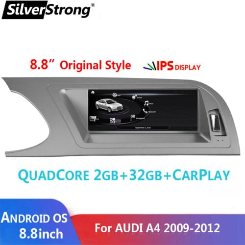 8.8" Android,Carplay,Multimedia,for Audi A4 A4L A5 2009-2012,MMI 2G,AMI Adapter,Android CarStereo,Car Radio,not support Chrous
