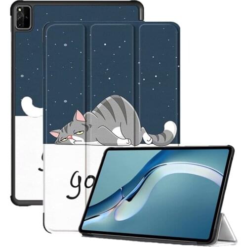 PU Leather Folding Magnetic Smart Cover for Huawei Matepad Pro 12.6 Inch 2021 Case for Huawei Matepad Pro 12.6'' WGR-W09 W19