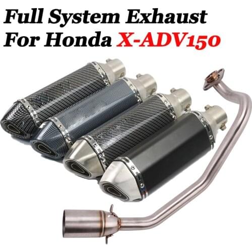 Slip On For Honda X-adv150 X ADV150 Motorcycle Exhaust Pipe Escape Modified Motorbike Middle Connection Link Pipe Tube DB Killer
