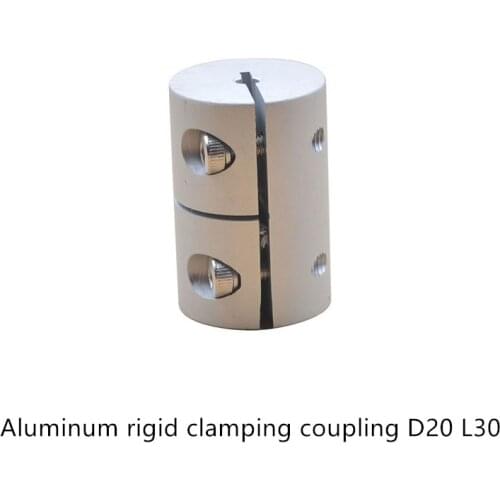 D20 L30 hole minimum 2mm maximum 8mm rigid coupling shaft rod coupler section cnc stepper motor carving machine screw