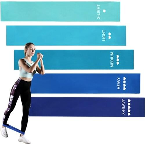 Crossfit Workout Resistance Bands Fitness Elastic Pilates Bands Training Workout Booty Bands Home Gym Yoga Expander Home Equipme