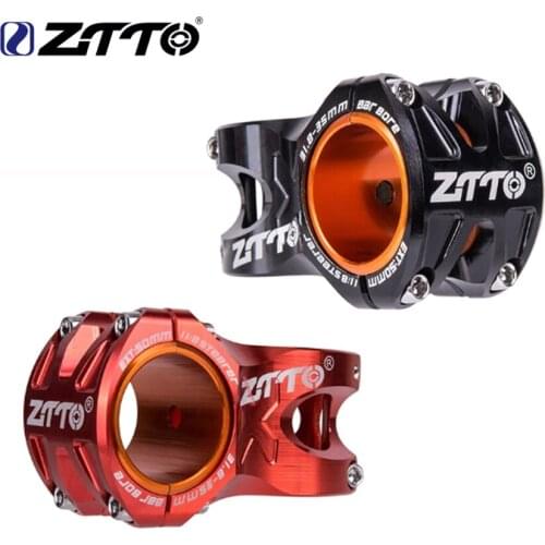 ZTTO potencia mtb Stem CNC 35mm 31.8mm Handlebar Bicycle ultralight 0 Degree Rise DH bicycle stem 28.6mm 50mm Mountain Bike stem