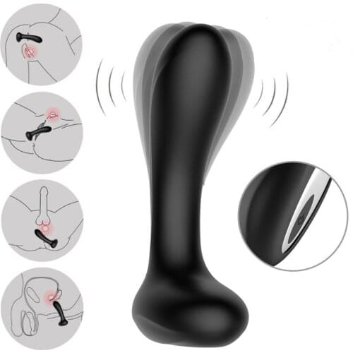 Taoboo Vibrator Butt Plug Anal Tail Rotating Wireless Remote USB Charging Adult Products For Male​ Sex Toy Men Prostate Massager