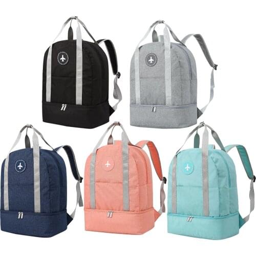 Waterproof Travel Backpack Gym Yoga Fitness Tote Handbag Women Men Rucksack