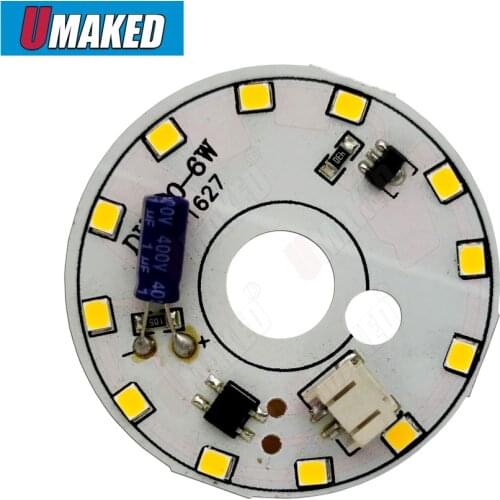 AC220V Warm/Cold White PCB 3W 5W 2835 SMD Light Board Led Lamp Panel For Ceiling PCB With LED